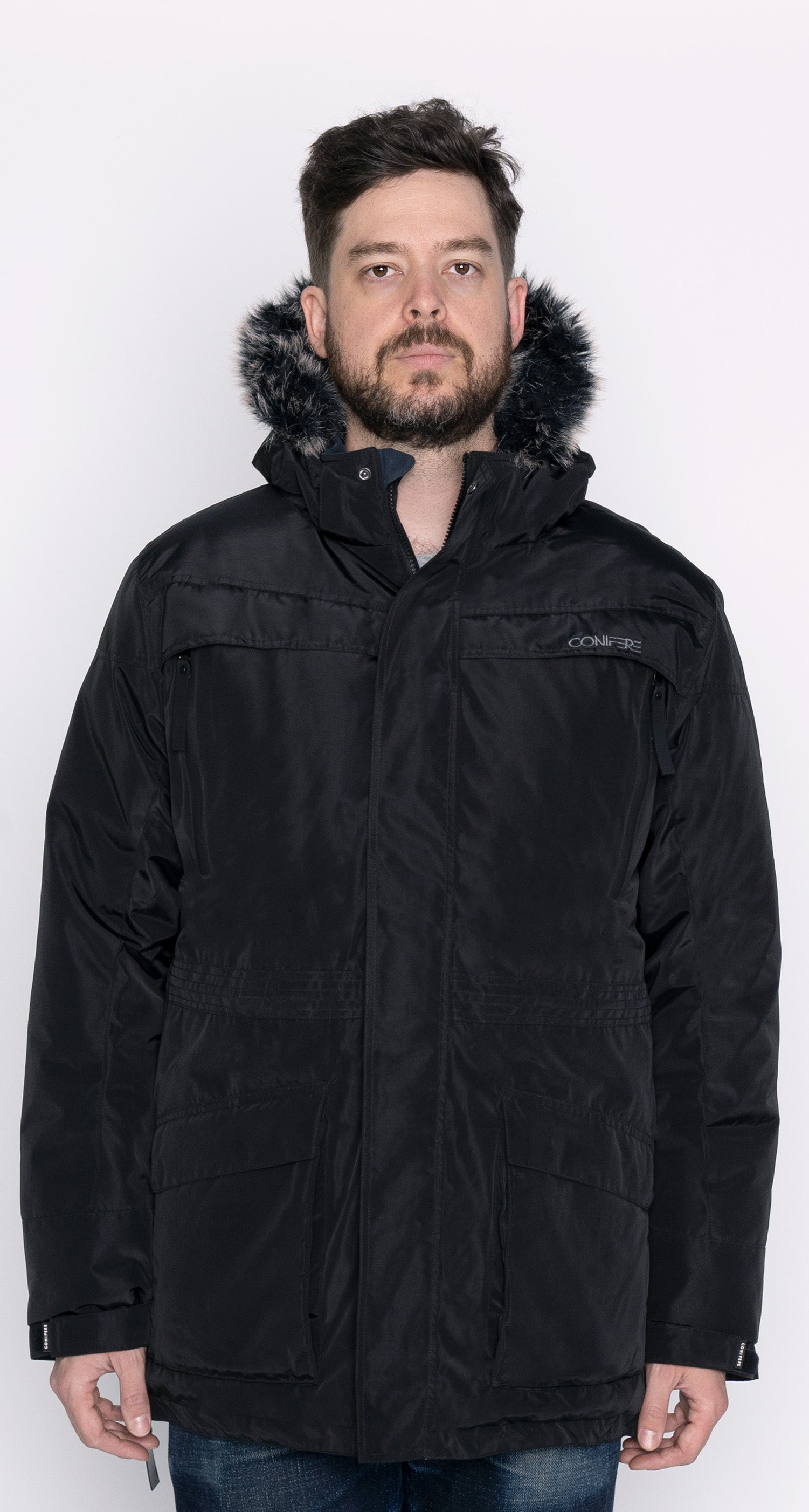 Bient t disponible Alpin II Parka noire pour homme