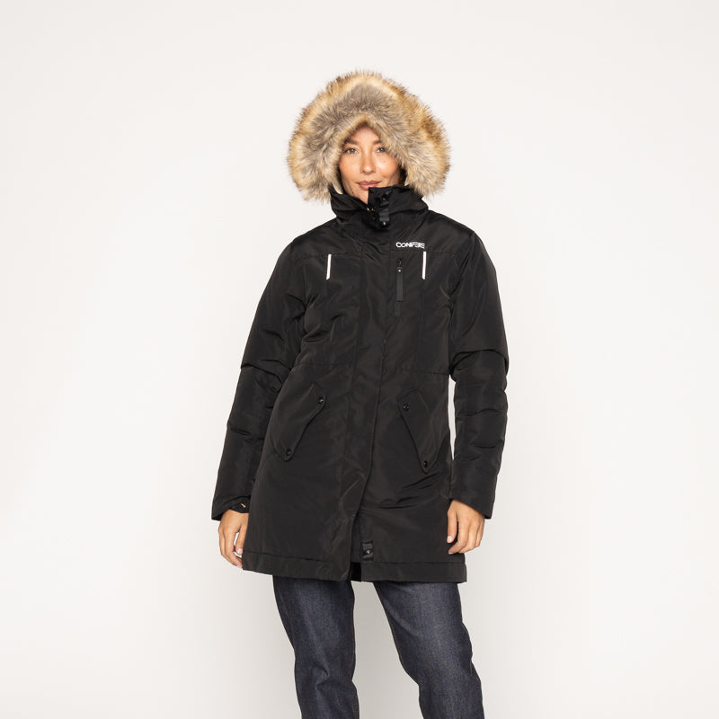 CLAUSA - Ladies Black Parka