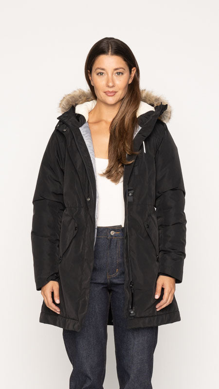 CLAUSA - Ladies Black Parka